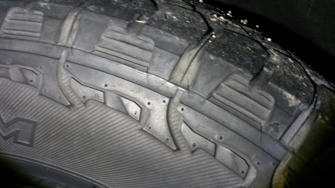 Tire Tread Cracks? 