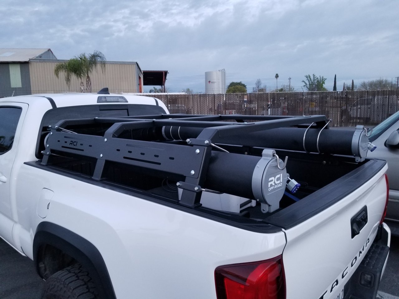 Toyota tacoma discount fishing rod rack