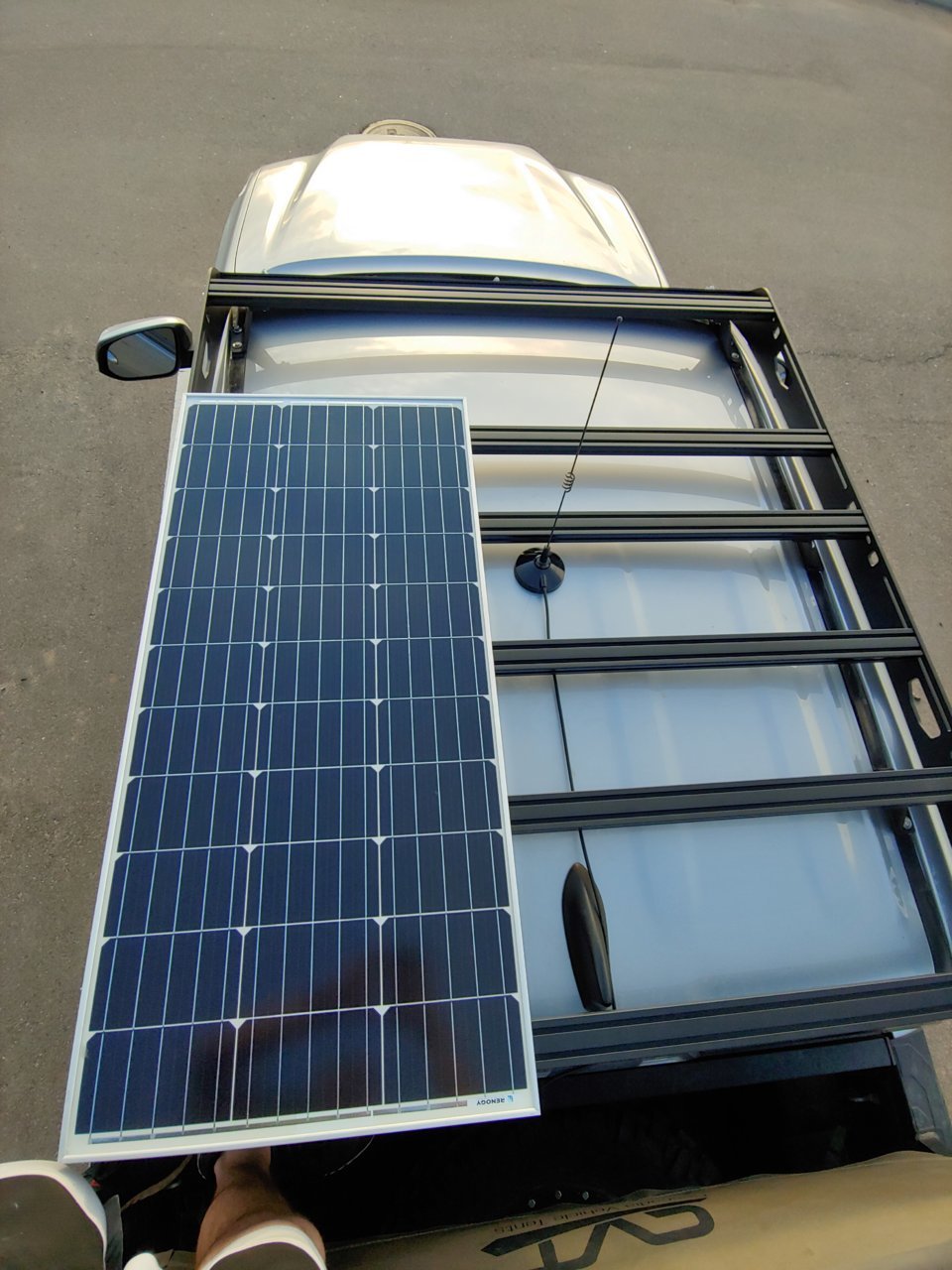 Solar Panel Roof Mount Build With Articulating Arm | Tacoma World