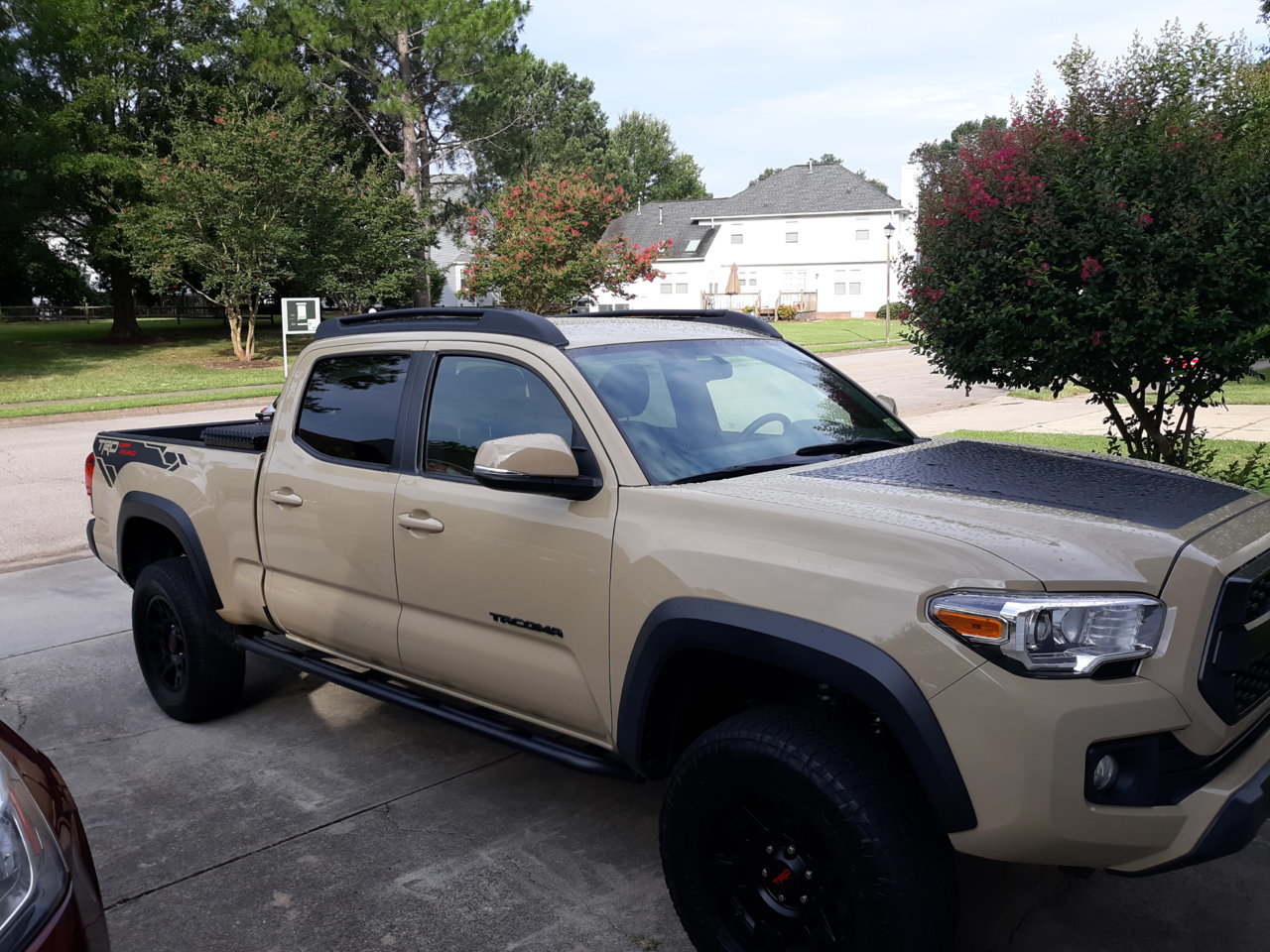 OEM Black Tacoma decal; not Overlay.