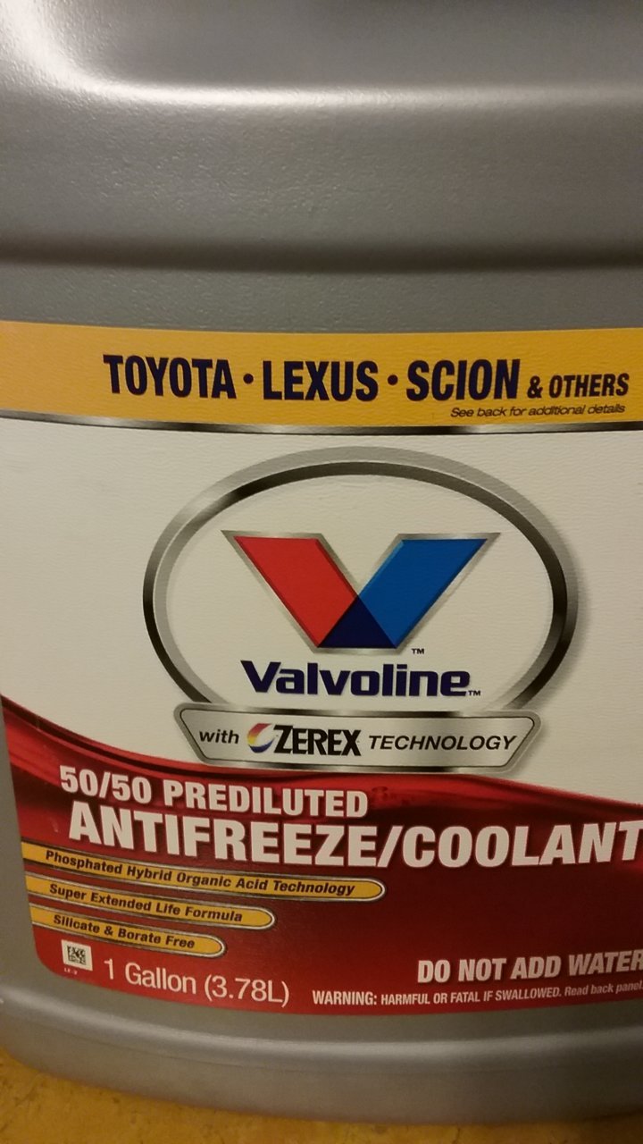 Toyota super longlife coolant