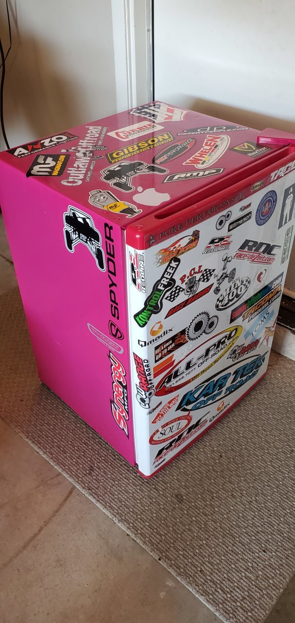 Sold Sticker Bombed Emerson Mini Fridge Tacoma World