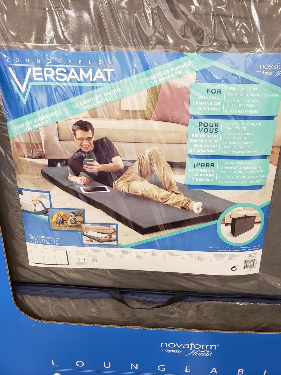 Tri fold camping outlet mattress costco