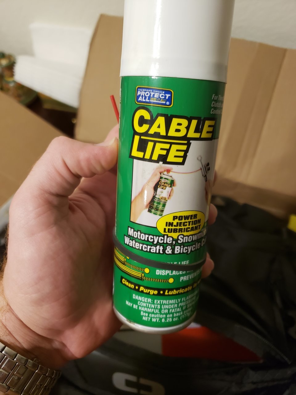 Cable Life Kit Protect All Cable Care Lube w/Lubrication Tool, Aerosol  6.25oz.