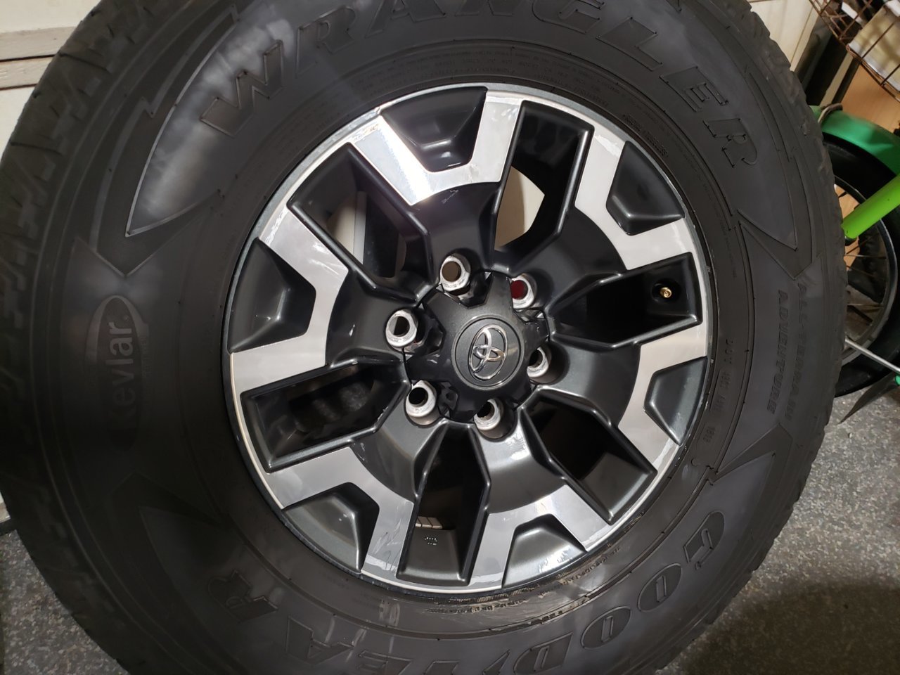 2018 TRD Off Road wheels and tires with delivery along I77 | Tacoma World