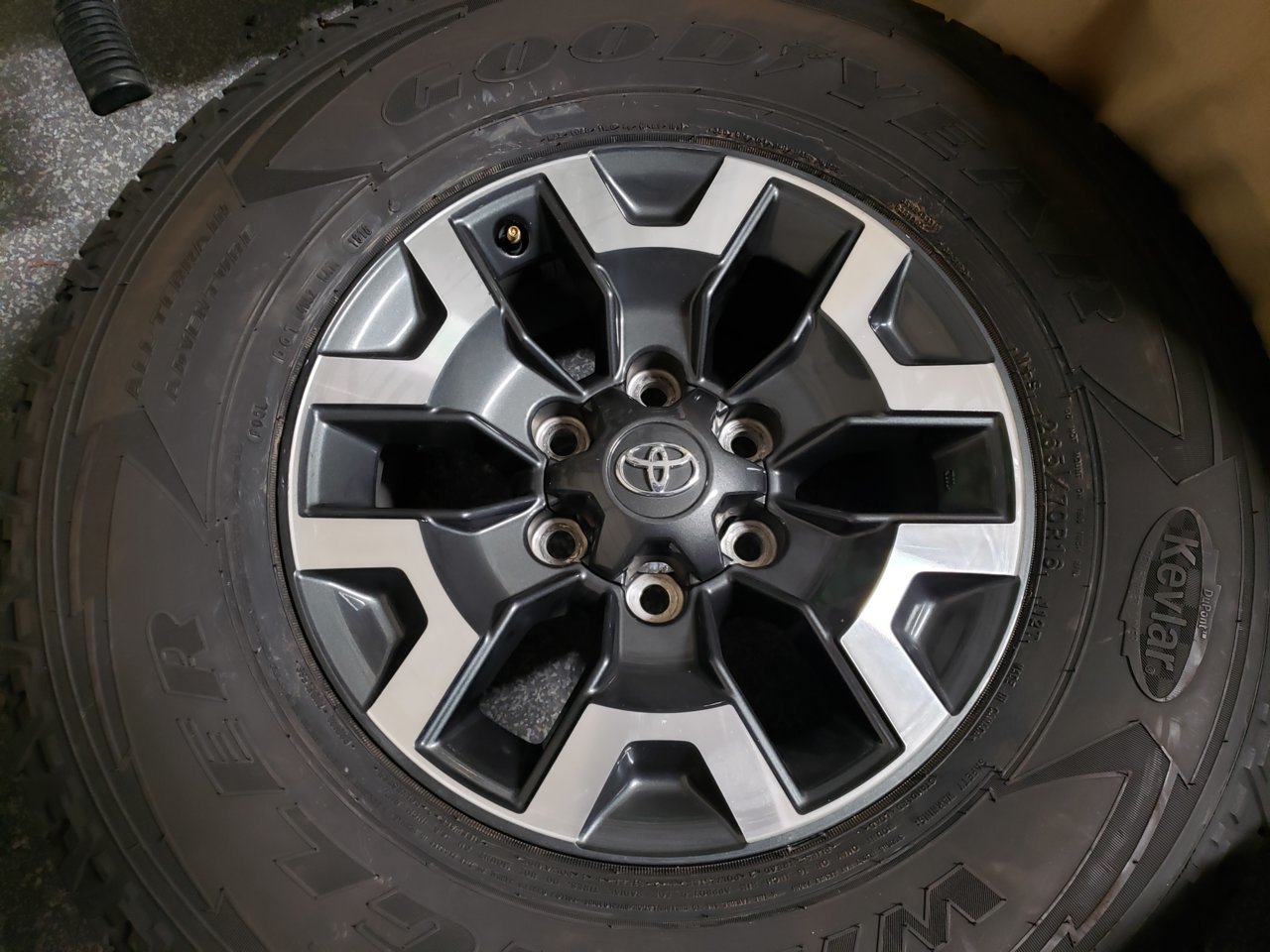 2018 TRD Off Road wheels and tires with delivery along I77 | Tacoma World