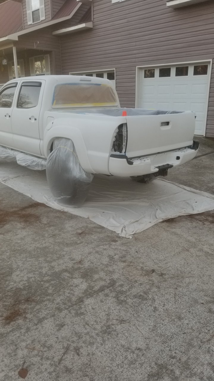 Raptor Bed Liner White Truck Bed Coating