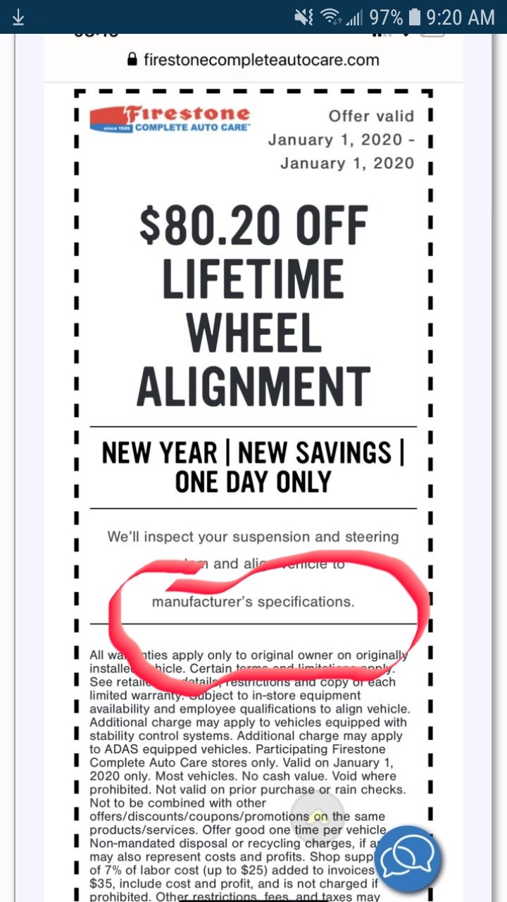 Firestone tire store balance coupon