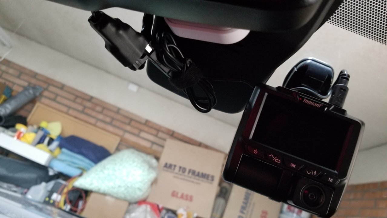 My GoPro mount dash cam solution