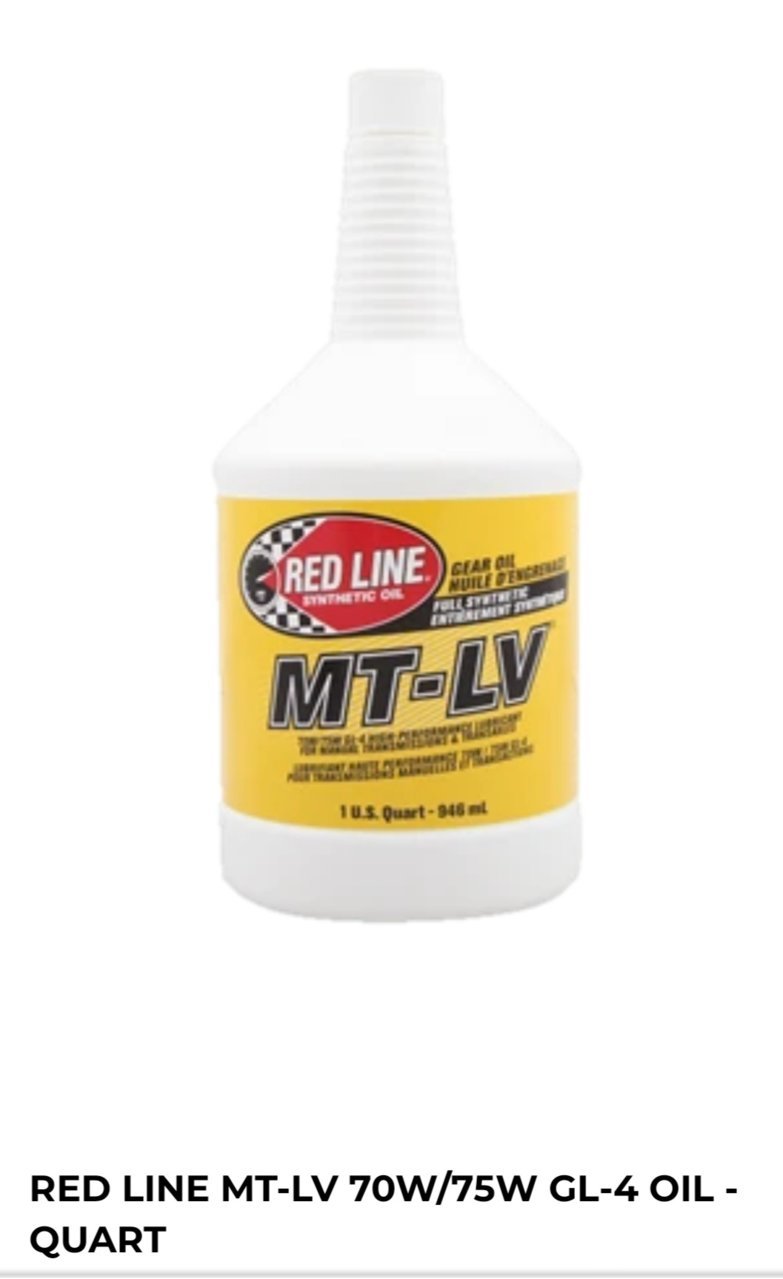 Red Line MT-LV 70W/75W GL-4 GEAR OIL Redline by KPTImport