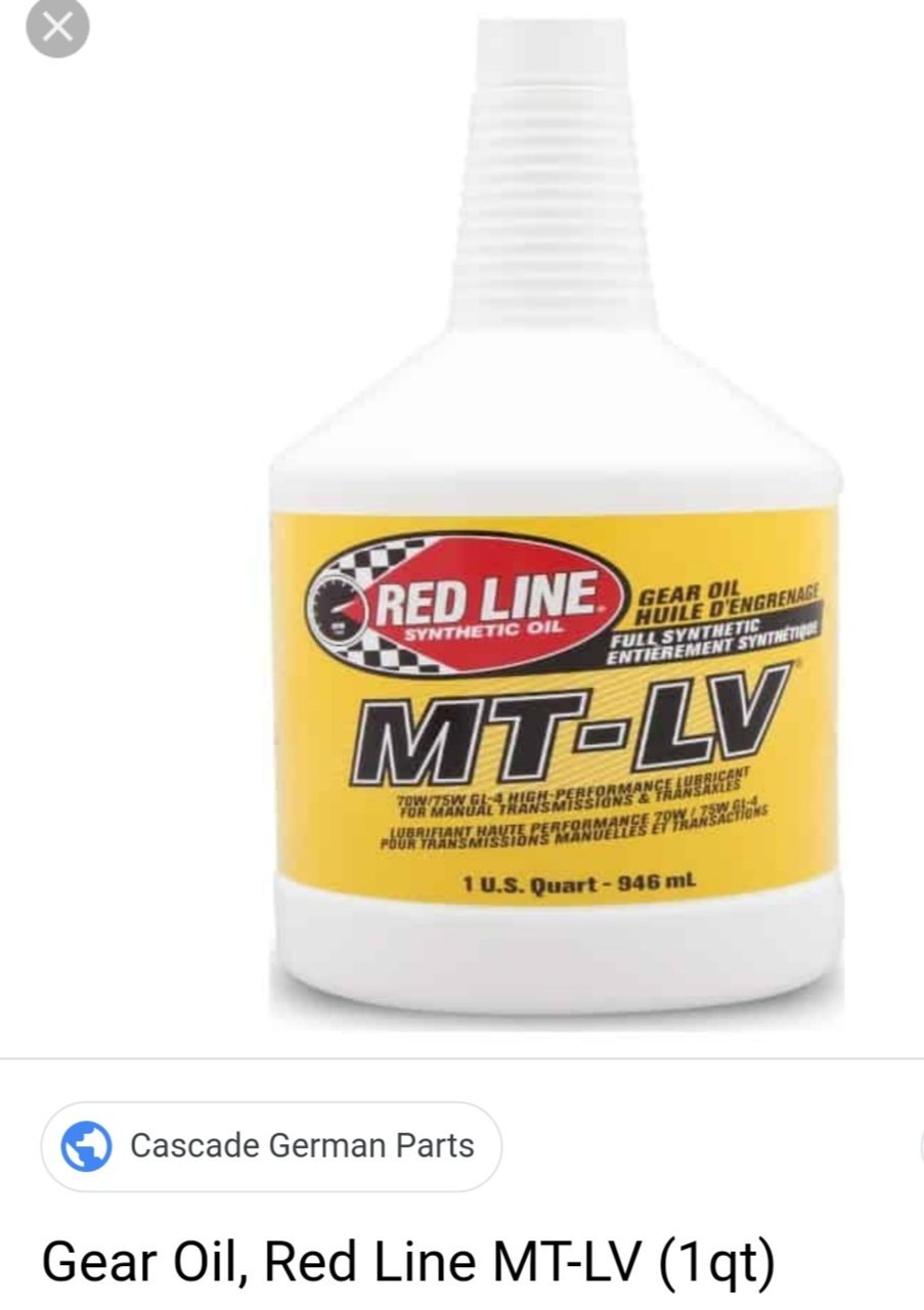 Red Line MT-90-2PK GL-4 Manual Transmission Gear Oil - 1 Quart Pack of 2 