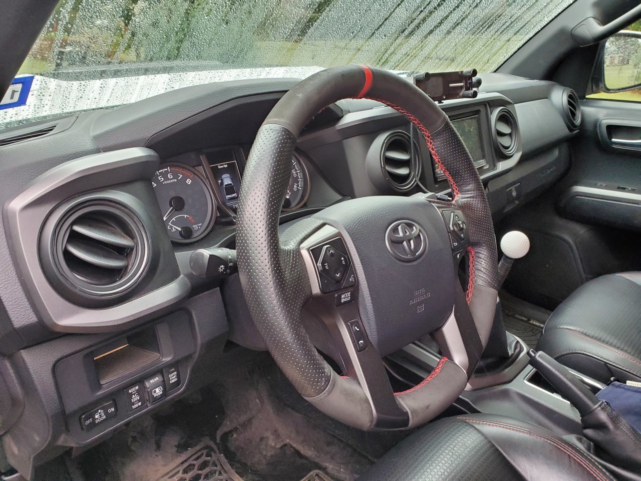 2020 toyota tacoma on sale steering wheel cover