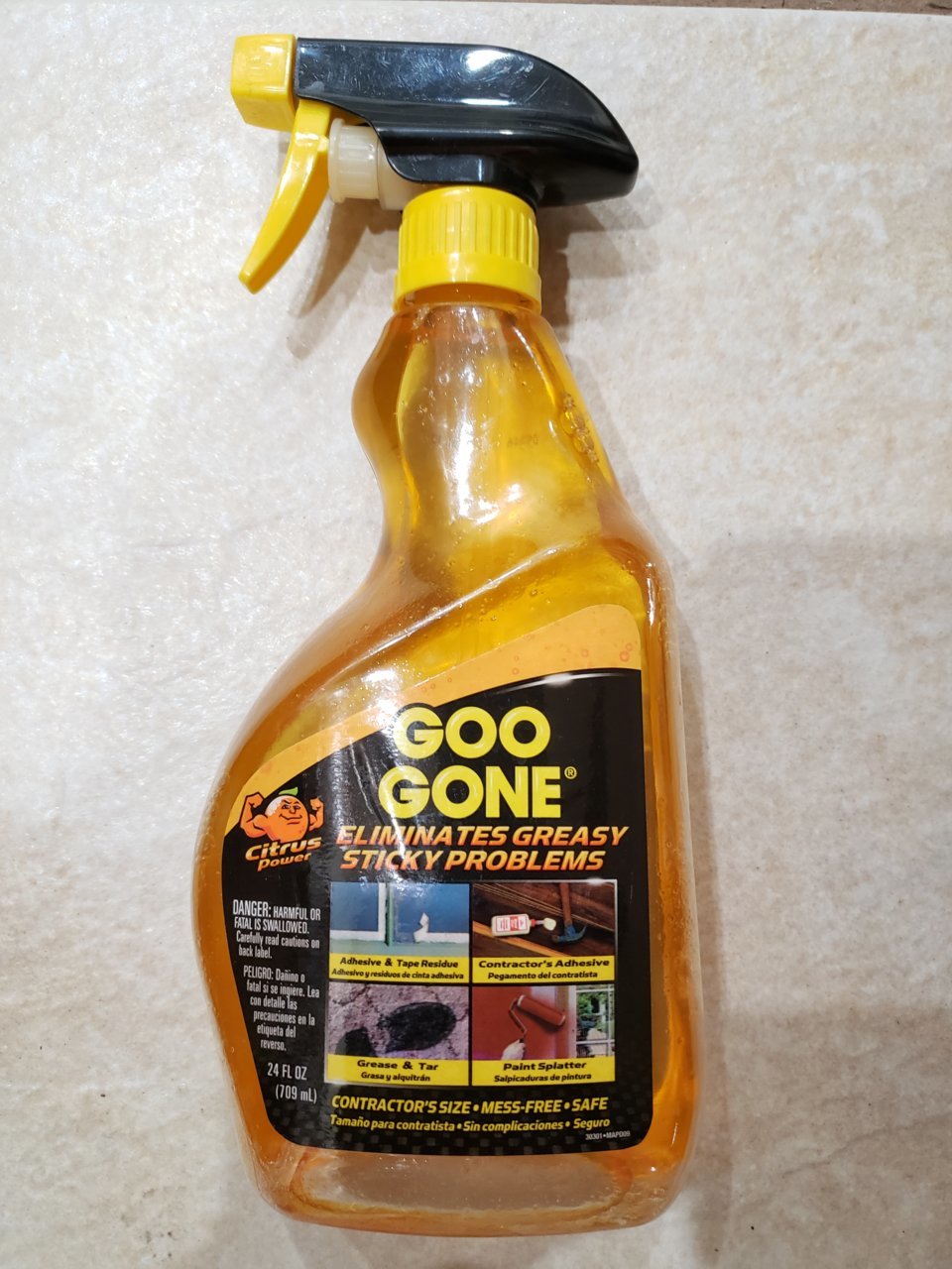 3M Citrus Base Adhesive Remover 709ml Black