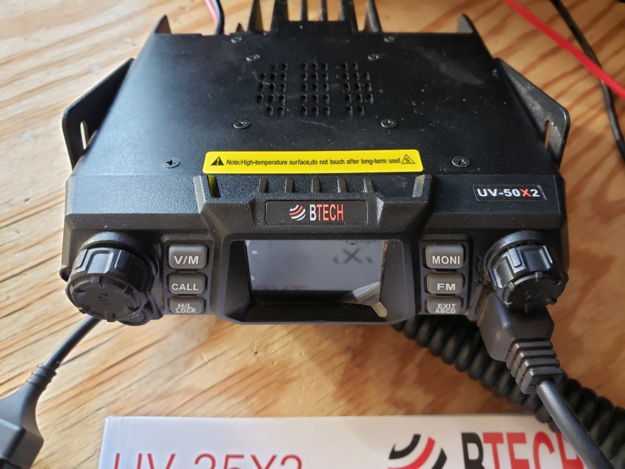 SOLD BTECH UV50X2 50 Watt Dual Band onboard ham Radio World
