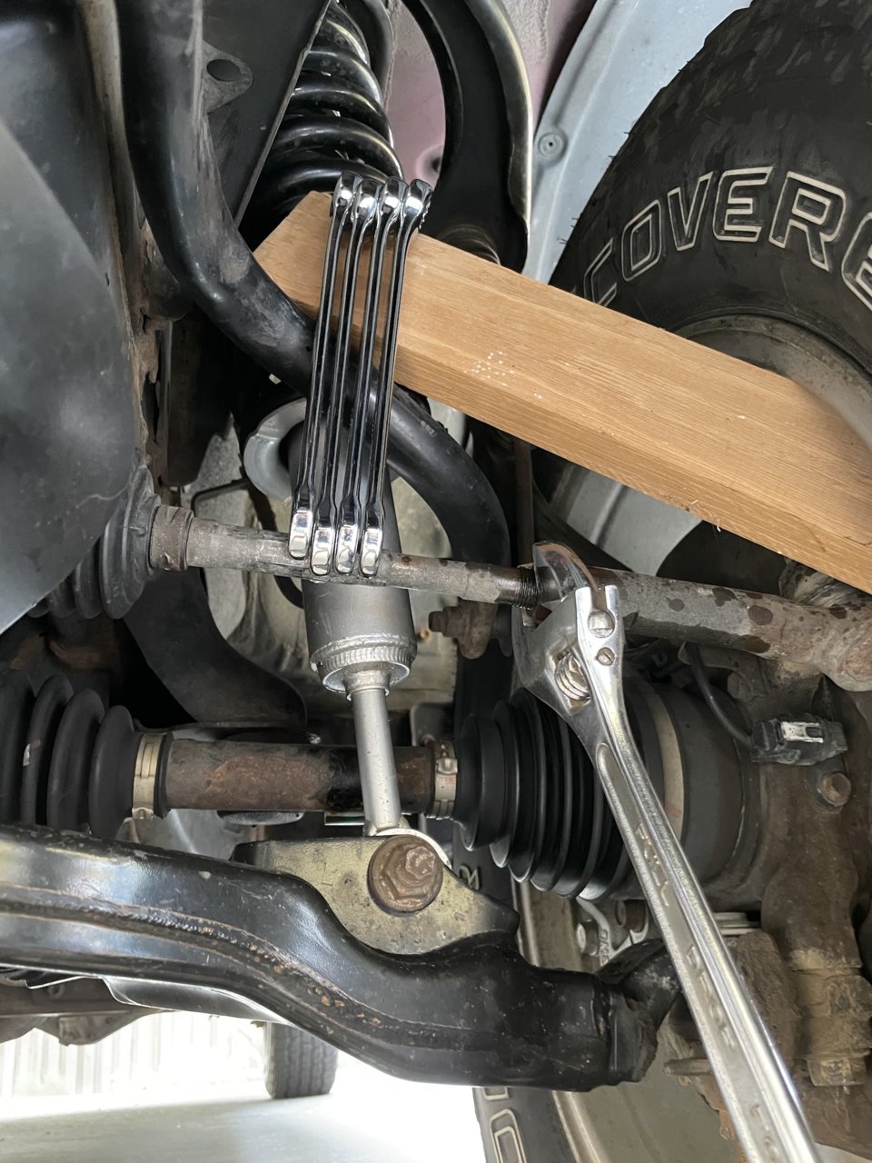 Jam Nut Siezed On Inner Tie Rod Shaft