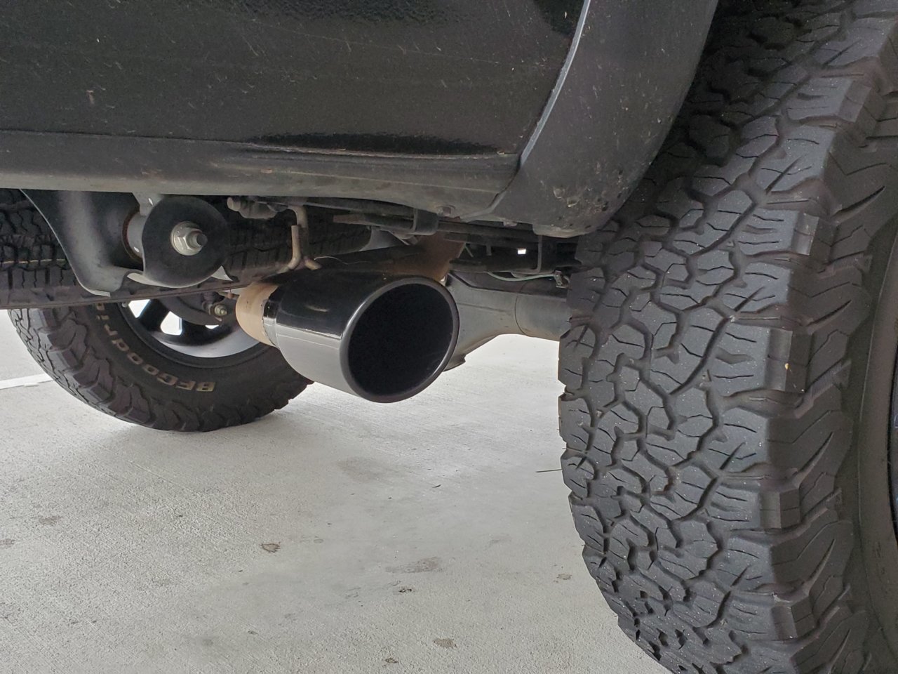 4" Black Chrome exhaust tip World