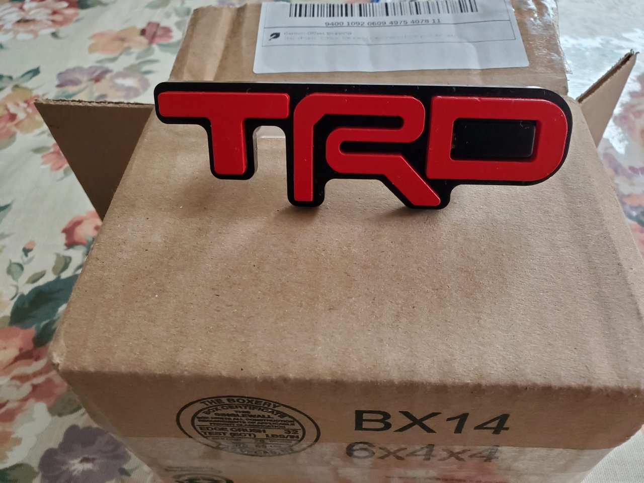 F.S. TRD grille emblem. World