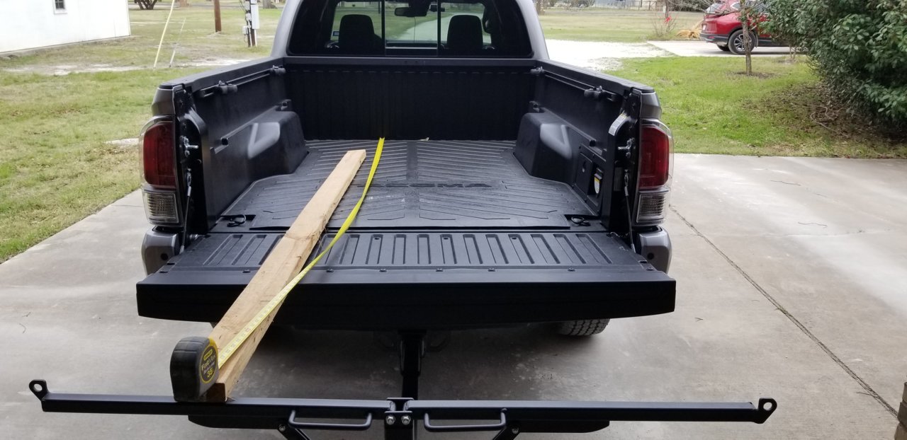 Best way to transport five interior doors with Tacoma Double Cab Short ...