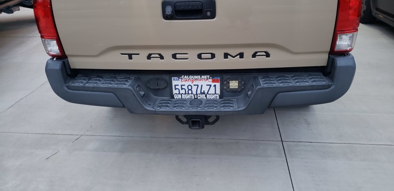 Stock Rear Bumper Off A 2016 Tacoma 4x4 