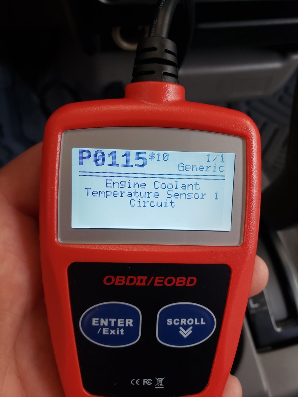 Hard to start when cold and throwing P0115 code Tacoma World