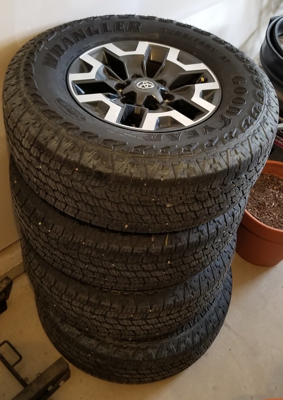 SOLD!: Four 2022 TRD Offroad wheels with mounted tires. | Tacoma World