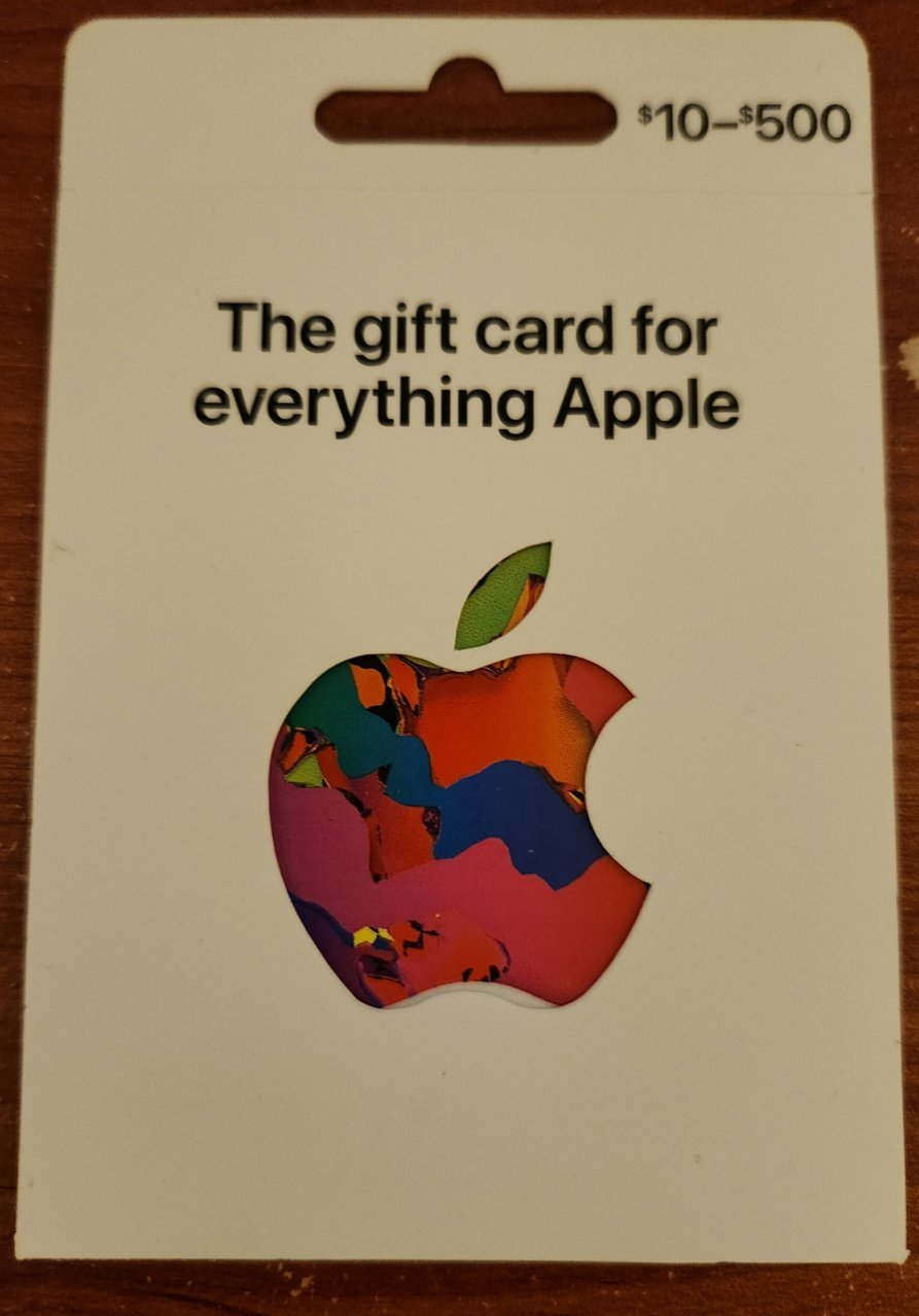 Apple $10-$500 Gift Card – Activate and add value after Pickup