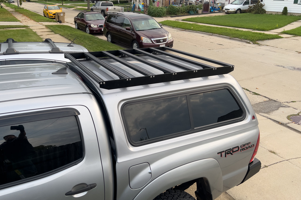 wi_taco DIY extrusion style camper shell rack v1.0 | Tacoma World