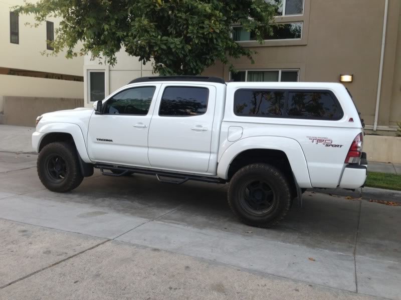 White Tacoma with cap | Tacoma World