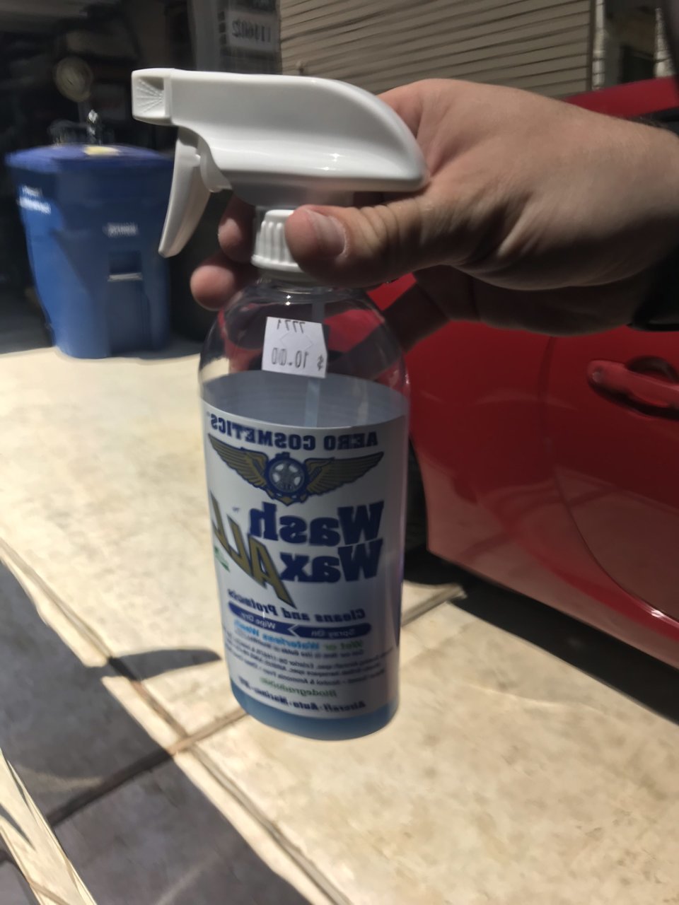 Wax or spray wax