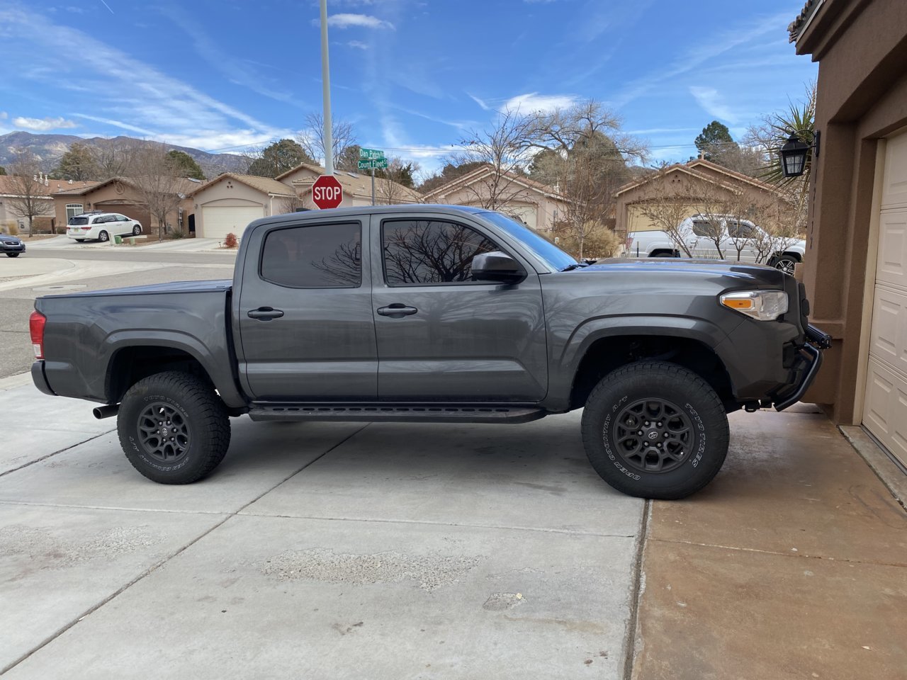 265 75 16 on stock 2019 sr with sr rims | Tacoma World