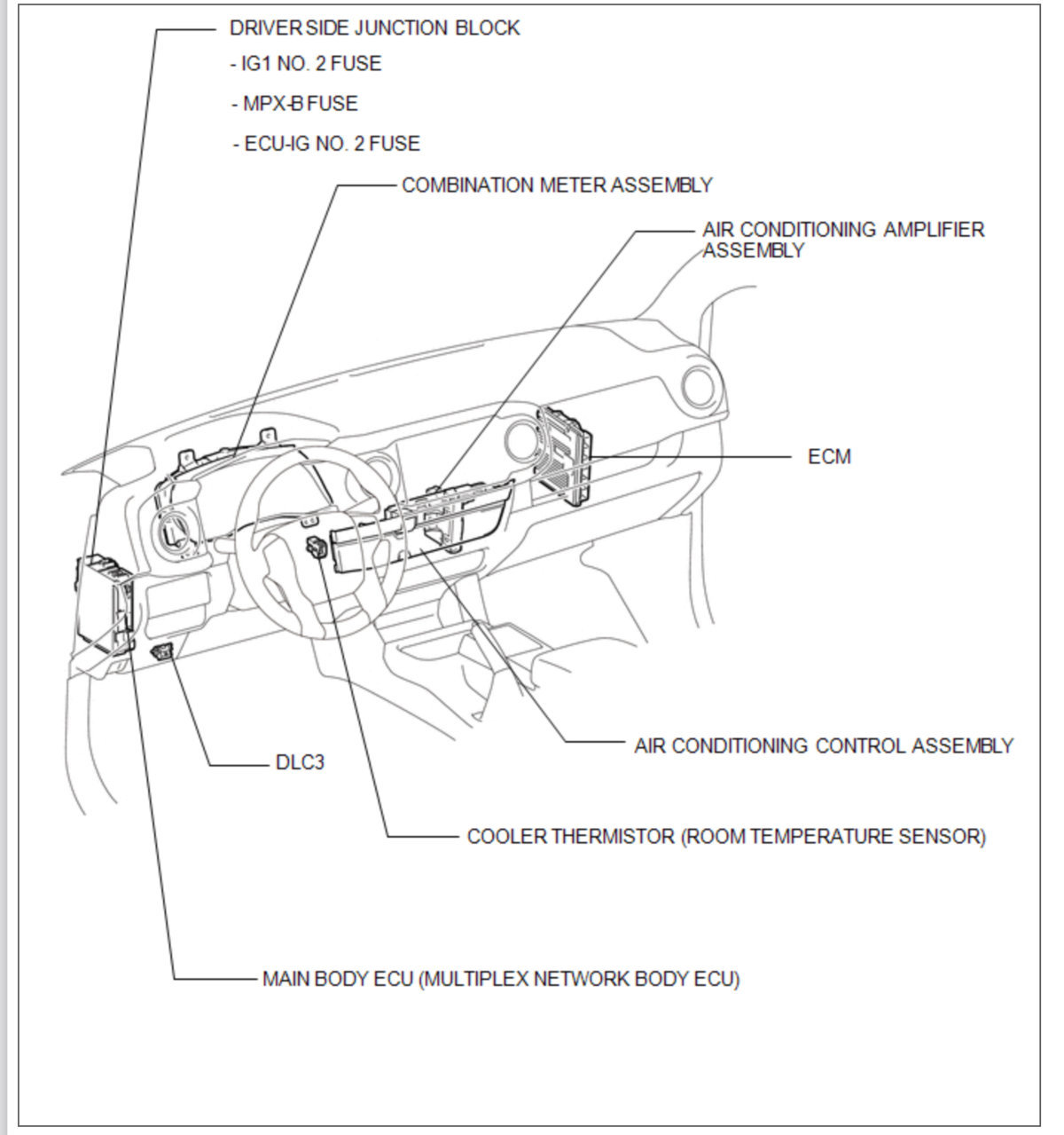 A c amplifier toyota