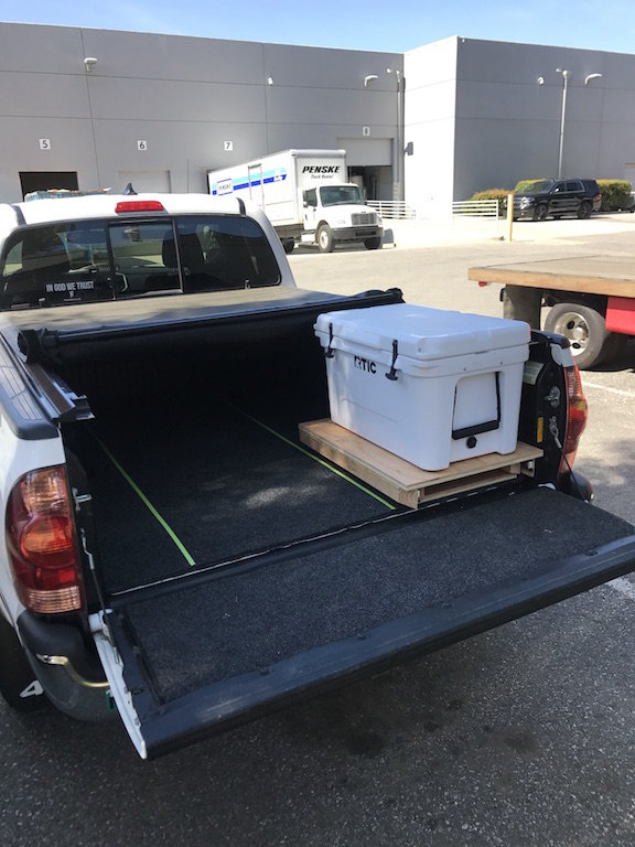 cooler for truck bed