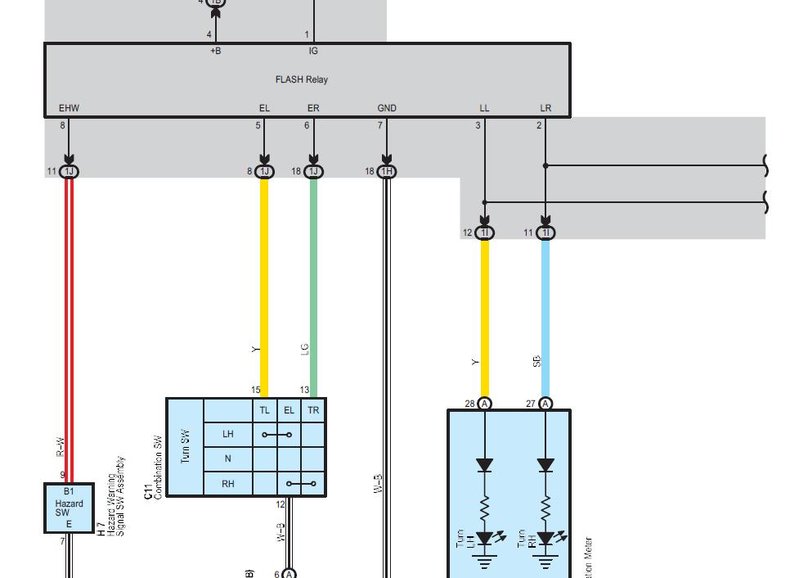 Toyotum Turn Signal Wiring Diagram - Complete Wiring Schemas