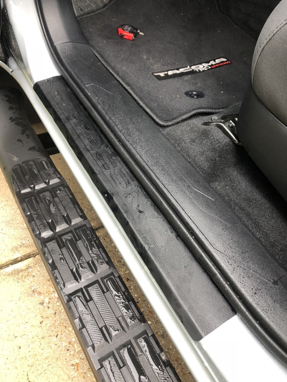 All-Weather Floor Mats (Door Sill Protection) For Toyota Tacoma