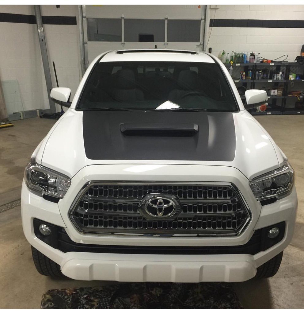 Anyone wrapped the whole hood on a 3rd gen? | Tacoma World