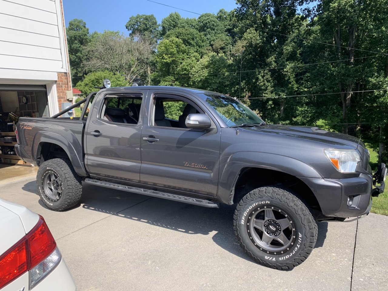 Magnetic Gray Tacoma Bronze Wheels