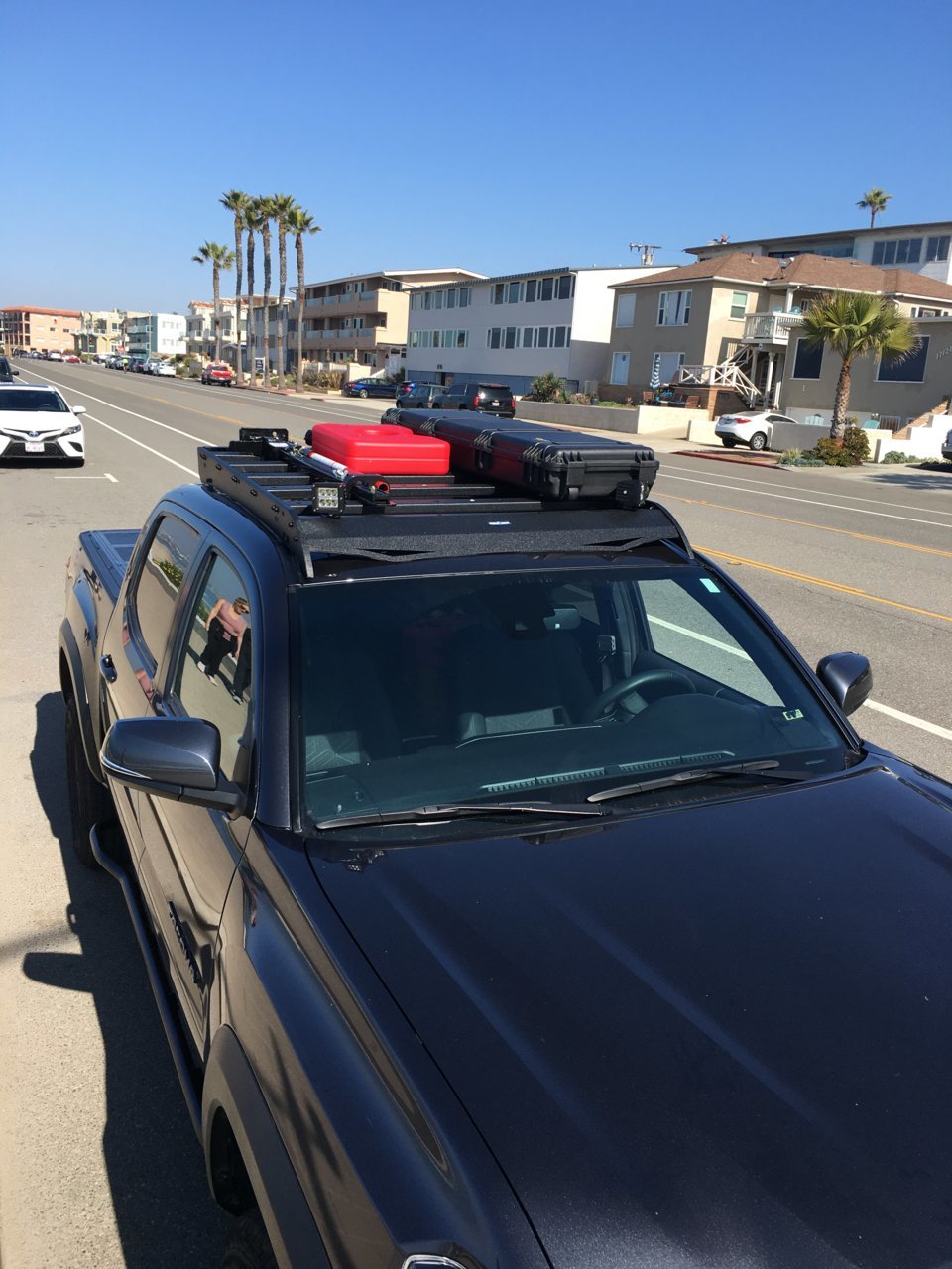 Tacoma Top Roof Rack Luggage Holder For 2005-2023 Toyota Tacoma Double Cab  - Hooke Road – Hooke Road 4x4