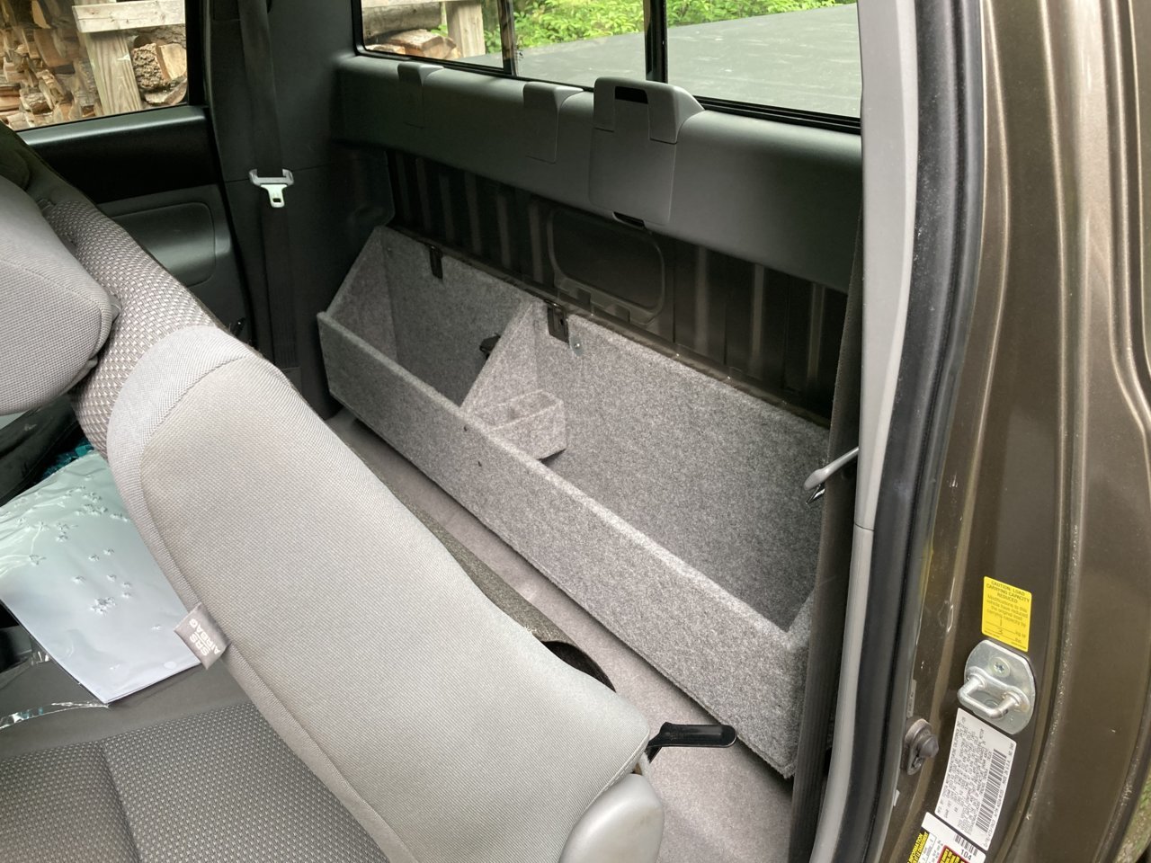 Another DIY Regular Cab Behind Seat Storage Thread | Tacoma World