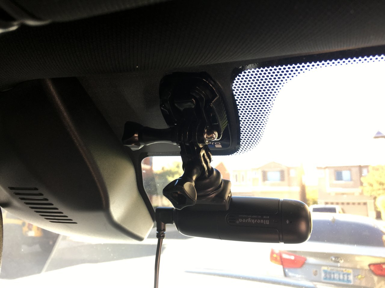My GoPro mount dash cam solution