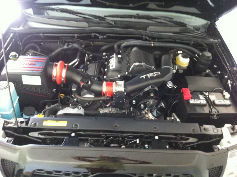 Trd Supercharger With Trd Cold Air Intake 2011 Tacoma World