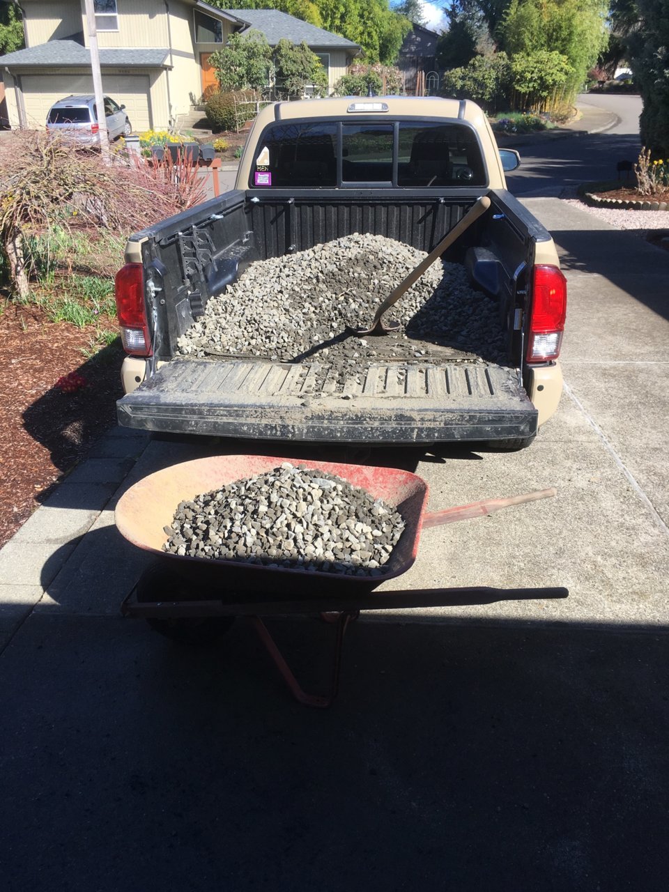 How much dirt in the truck bed? | Tacoma World