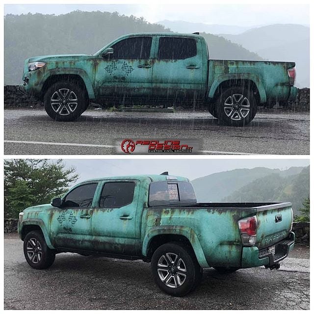 Chrome Wrapped Tacoma Idea