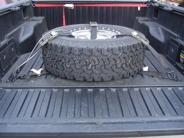 In-bed spare tire rack? Custom or production? | Tacoma World