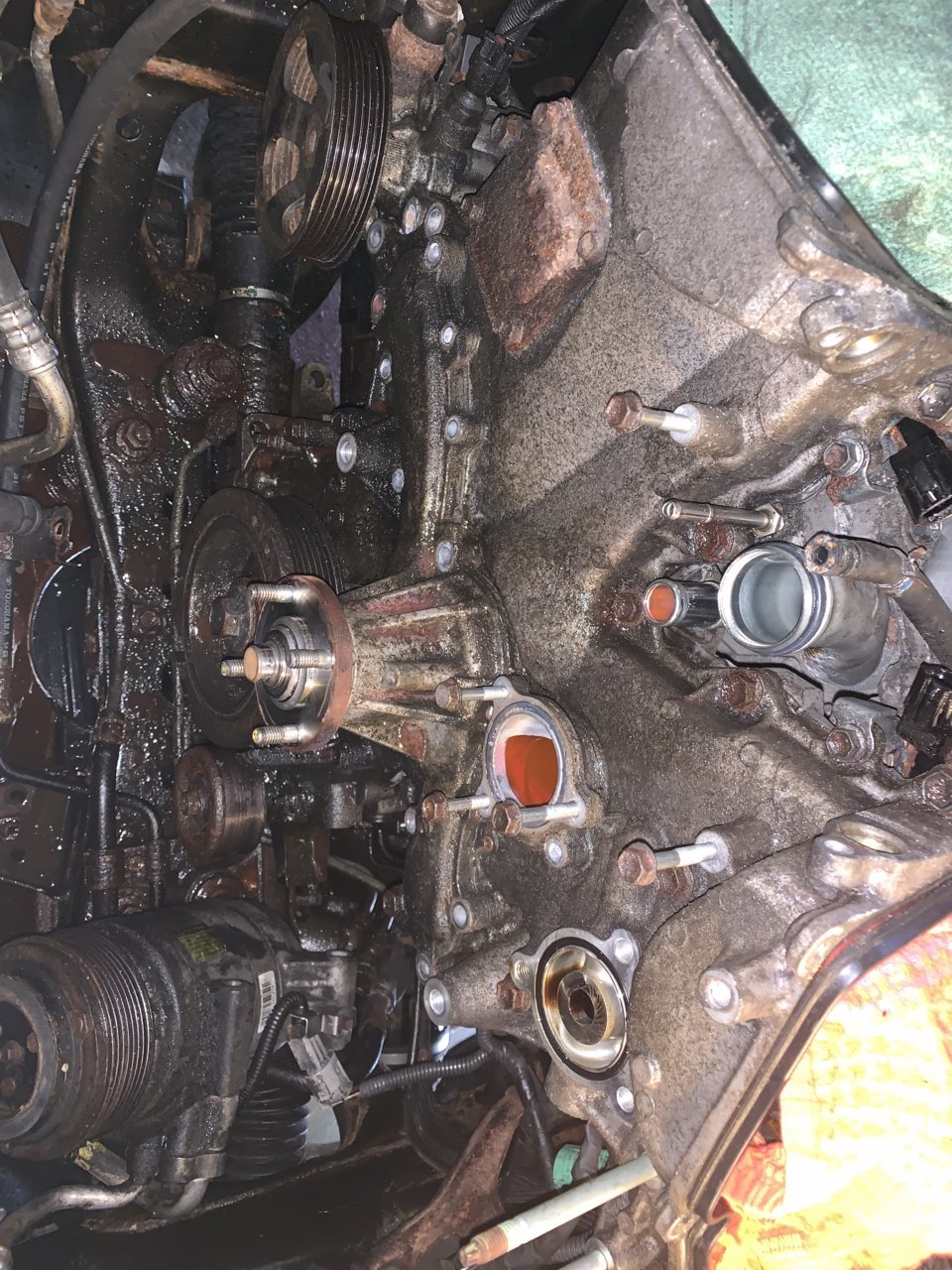 4.0 Timing Cover Leak repair help and tear down pictures