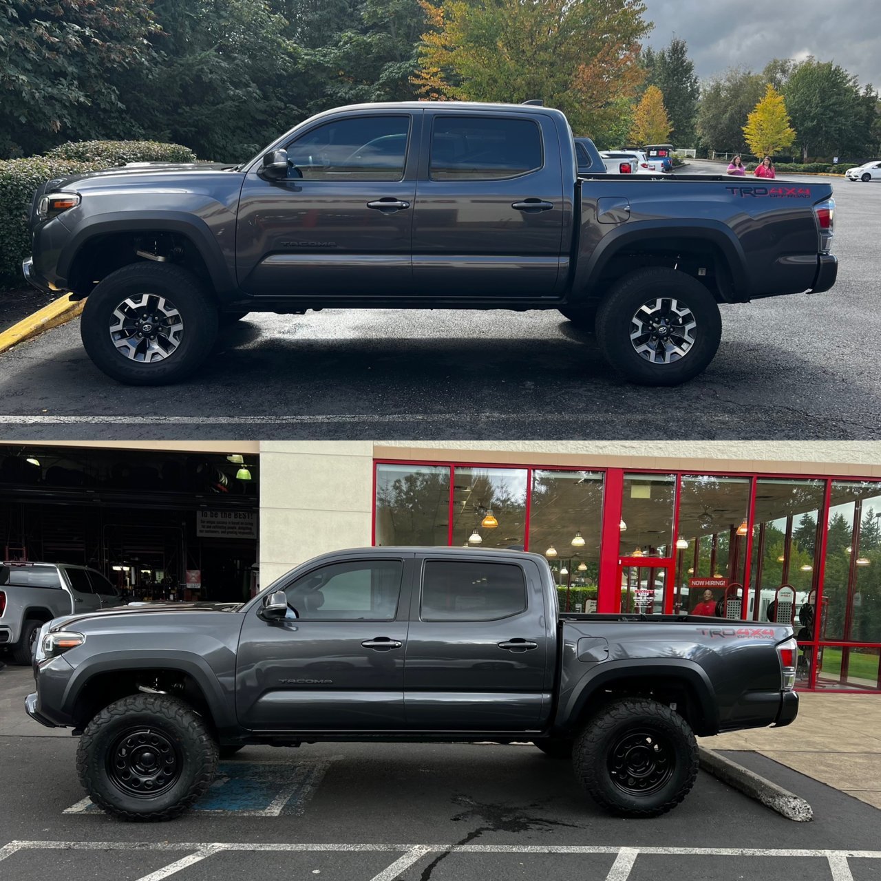 17x9 0 Offset 5 Inch Backspace 285/70r17 on TRD Pro Lift | Tacoma World