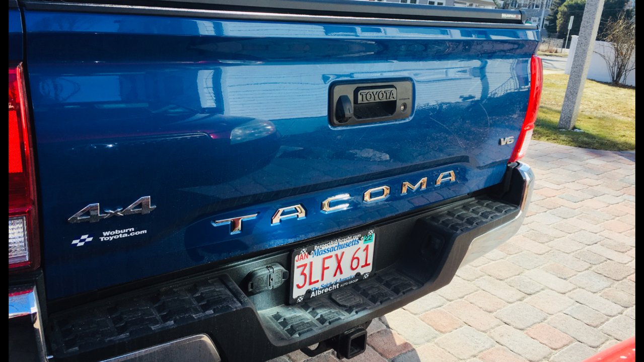 Installing oem chrome tailgate letters | Tacoma World