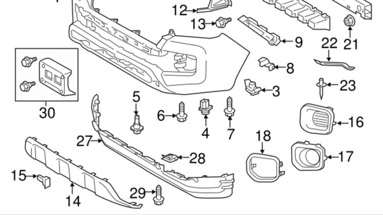 Need help identifying this clip for front bumper area | Tacoma World