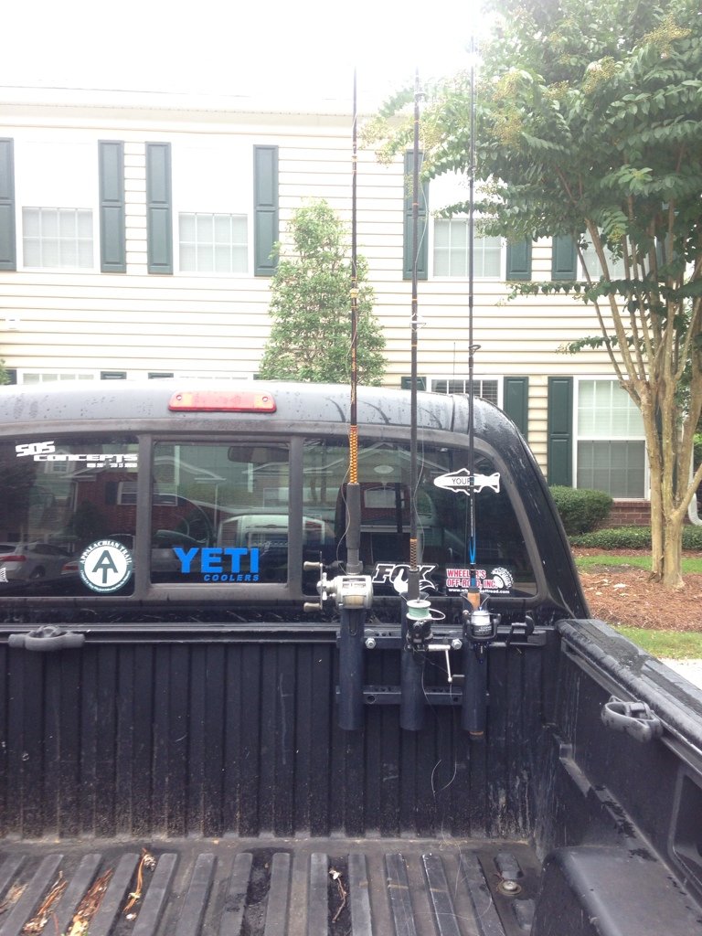 First truck + DIY Fishing rod holders : r/ToyotaTacoma