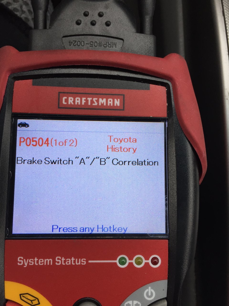 Obd code p0504 лада