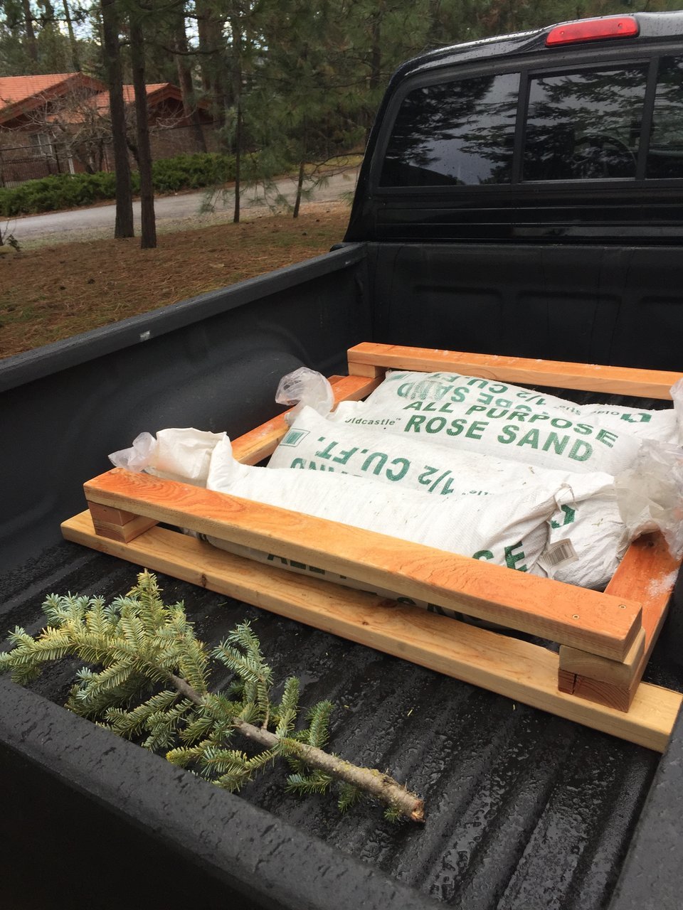 Sandbags In Truck Bed For Smooth Ride